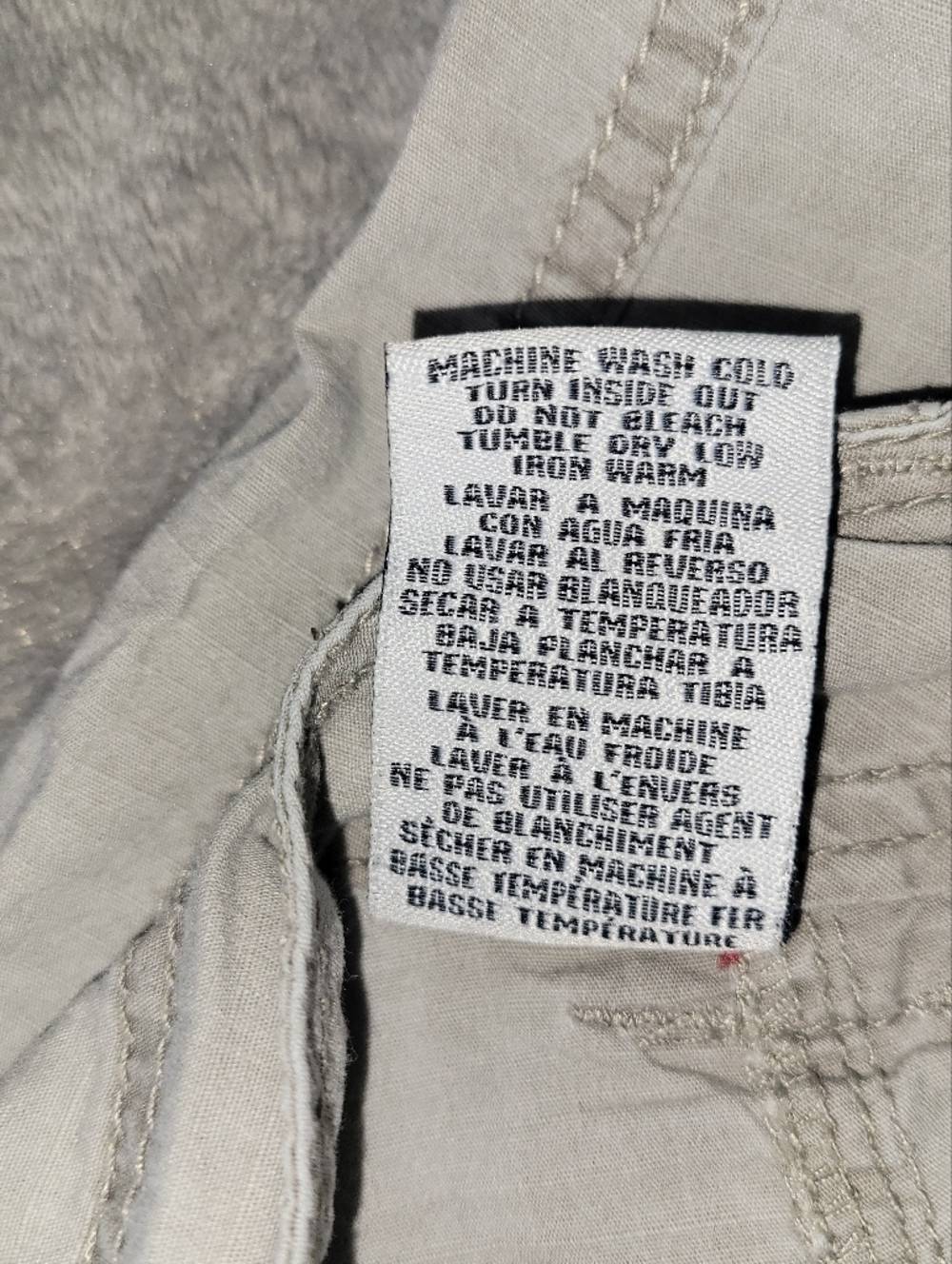 One 5 ONE KHAKI Casual CAPRIS - Picture 4 of 10
